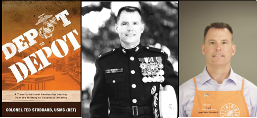 BOOKTALK:  “Depot to Depot” – a Marine’s journey from Recruit Training to The Home Depot with Col Ted Studdard, USMC (ret)