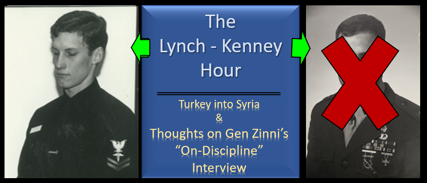 LYNCH & KENNEY (without Kenney):  Doc Lynch (Tim) talks about his time in Beirut as a Navy Corpsman