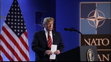 NEWS & COMMENTARY:  Trump calls out NATO Countries for lack of funding… AGAIN –&– the threat of a school shooting comes home