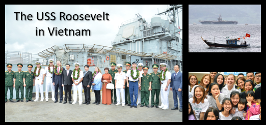 NEWS & COMMENTARY:  the importance of the USS Theodore Roosevelt’s port visit in Vietnam & China’s spin ain’t working