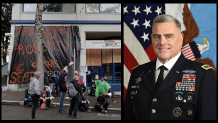 NEWS & COMMENTARY:  Where are the adults in Seattle?!  General Milley gets silence from the POTUS Twitter account — hmmmm