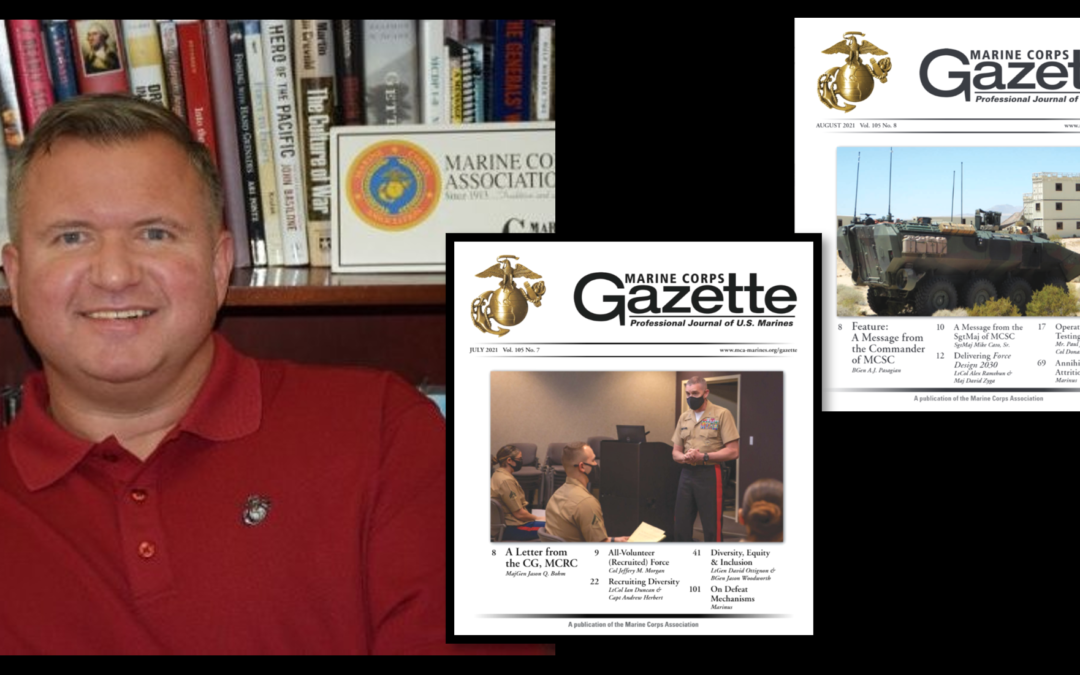 THE ALL MARINE RADIO HOUR:  Chris Woodbridge discusses the July (Recruiting) & August (Acquisitions) editions of the Gazette