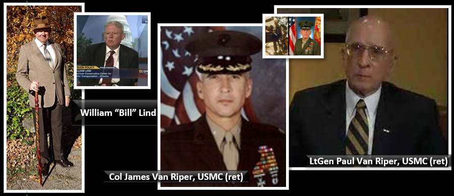 THE ALL MARINE RADIO HOUR: the Mensas discuss the Bill Lind vs the Brothers Van Riper duel unfolding in the Marine Corps Gazette