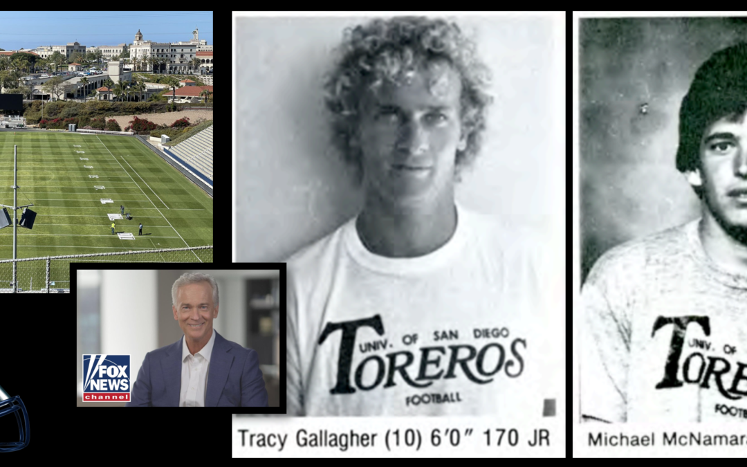 ALL MARINE RADIO: who knew Trace Gallagher (of Fox News) and I were football brothers?