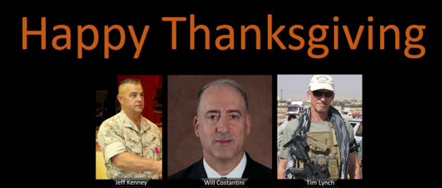 THE ALL MARINE RADIO HOUR:  Some news… and the Mensa Brothers join me for “Happy Thanksgiving” (Part 2)