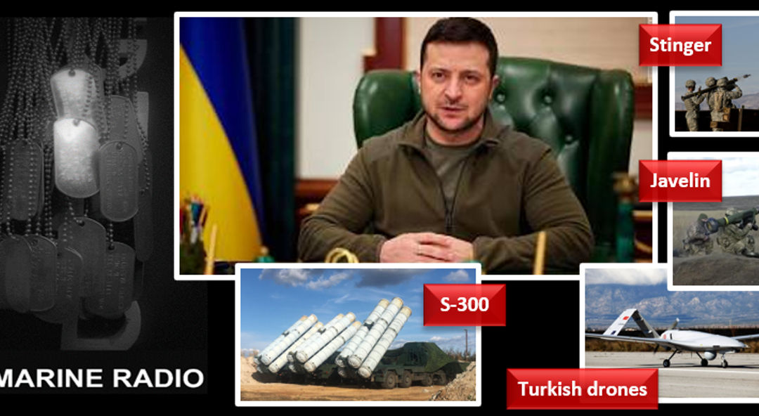 THE ALL MARINE RADIO HOUR: Thoughts on President Zelenskyy’s address to Congress for Wednesday March 16, 2022