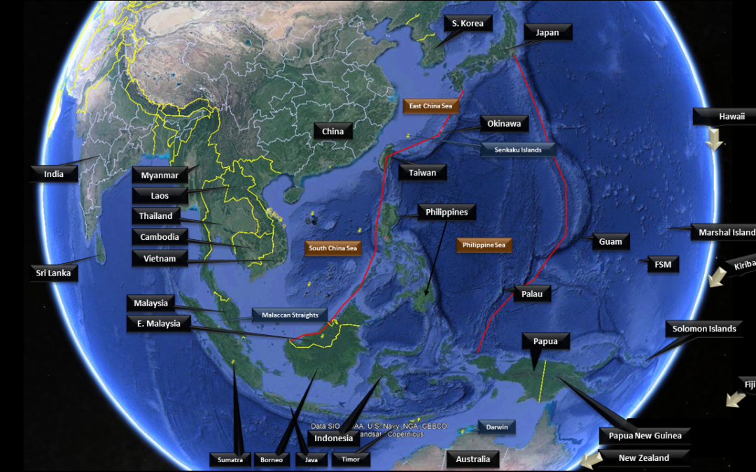 THE ALL MARINE RADIO HOUR:  A guided tour of the Map of the Pacific Rim with Grant Newsham